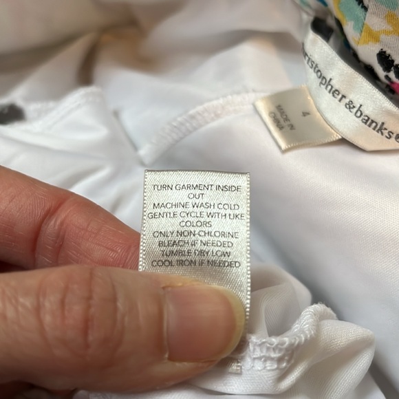 EUC Christopher & Banks flower and paisley skort - Picture 10 of 14